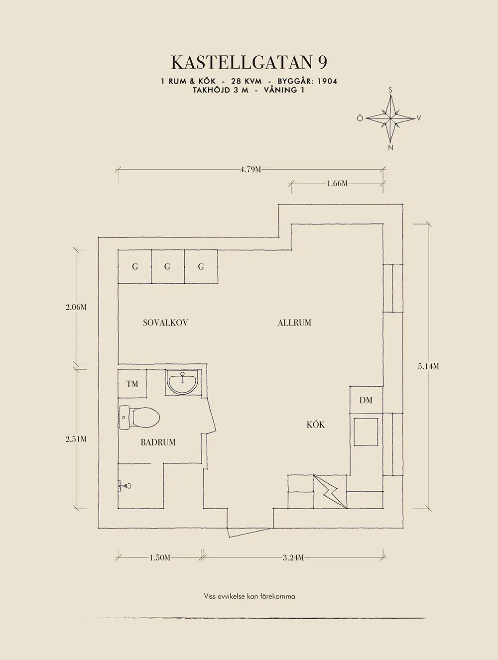 28m2 瑞典小户型，Scandinavian 风格的优雅优化-21