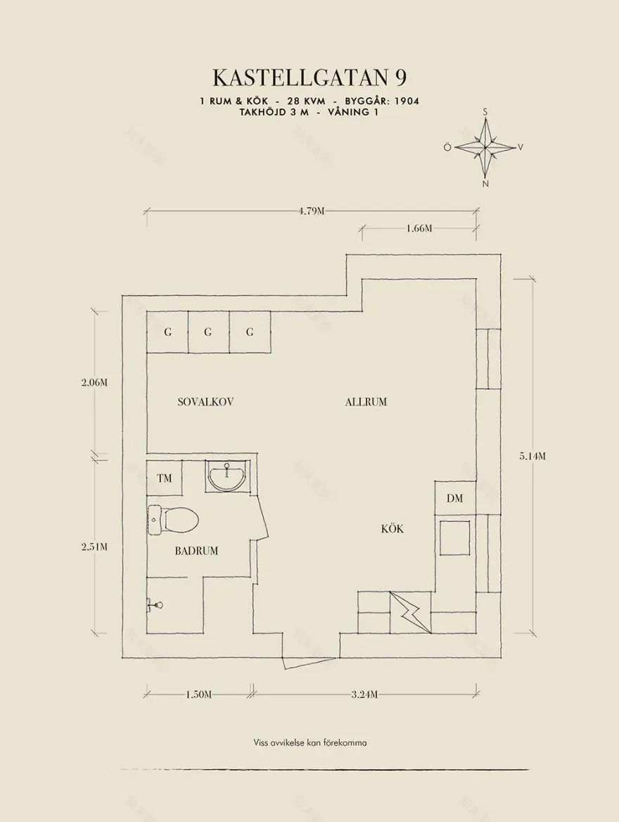 28m2 瑞典小户型,Scandinavian 风格的优雅优化-21