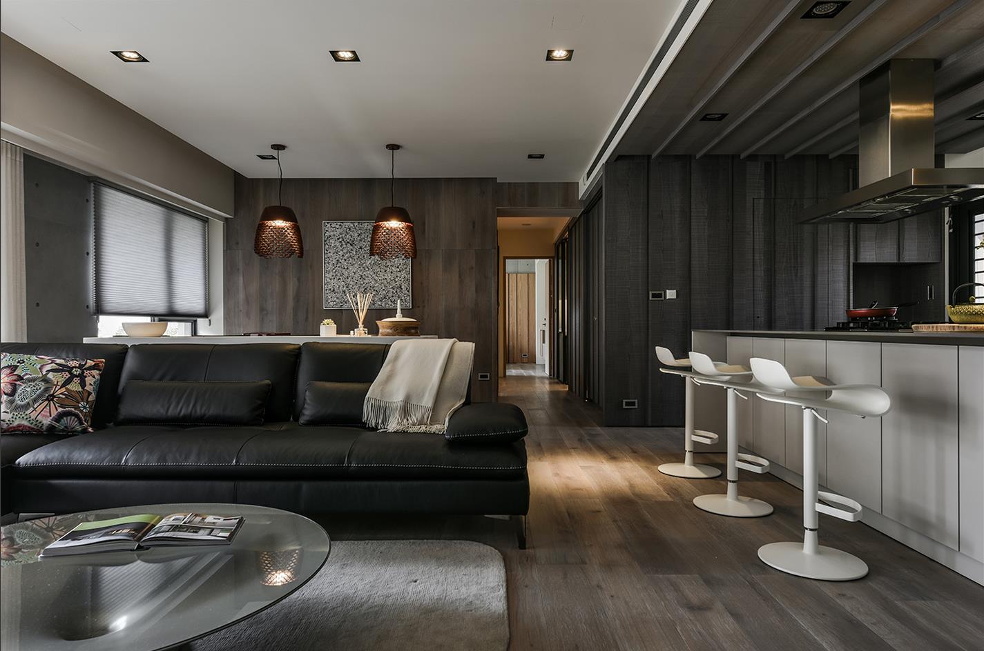 现代灰色系住宅  品桢设计-2