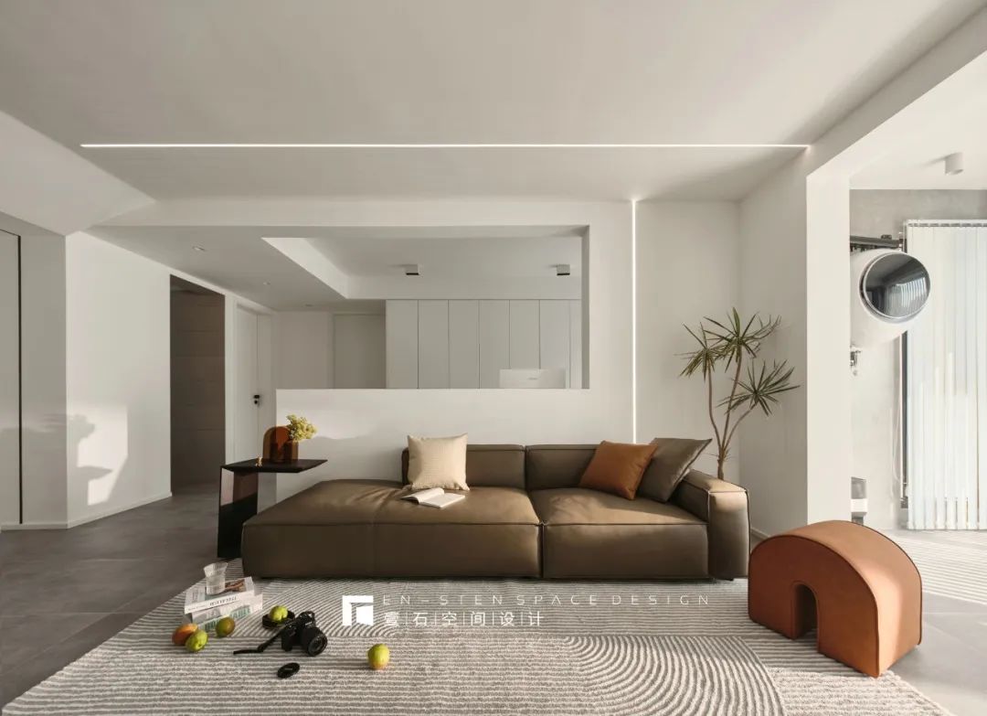 留白 · 南京壹石设计极简主义家居空间丨中国南京-10