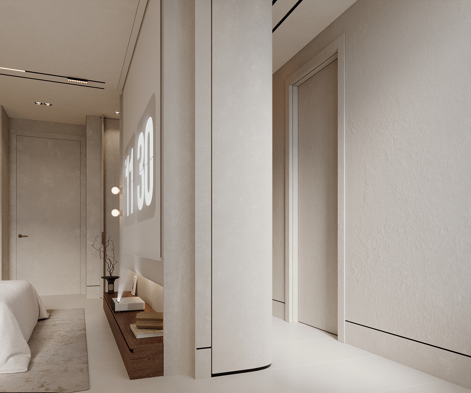 主卧（Master Bedroom）相关空间设计丨沙特阿拉伯丨Maria Samir-15