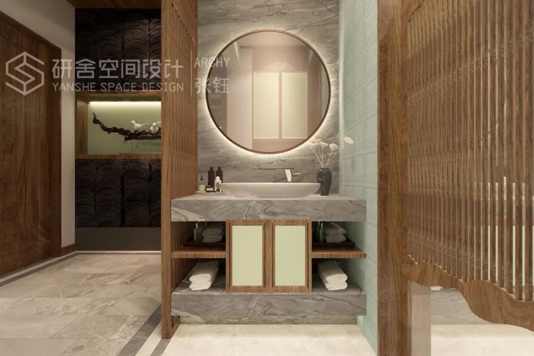 研舍.设计 | 中式庭院“龙隐半山”-48