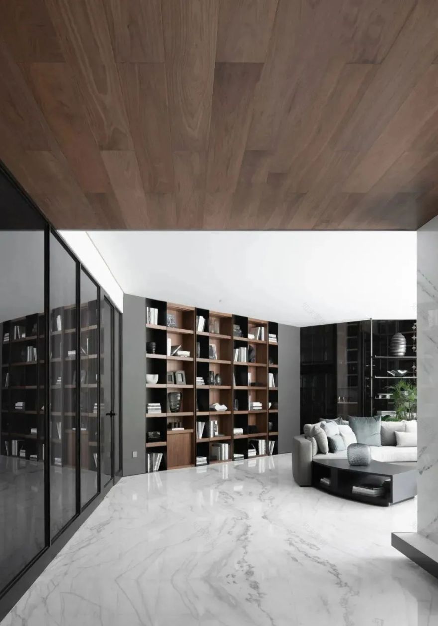 杭州半山林畔晓云山居极简禅意豪宅设计丨中国杭州-15