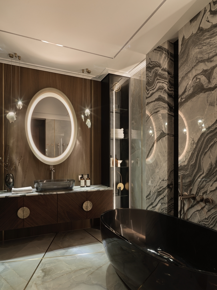 家庭奢华:适合家庭的公寓精美内饰设计-31