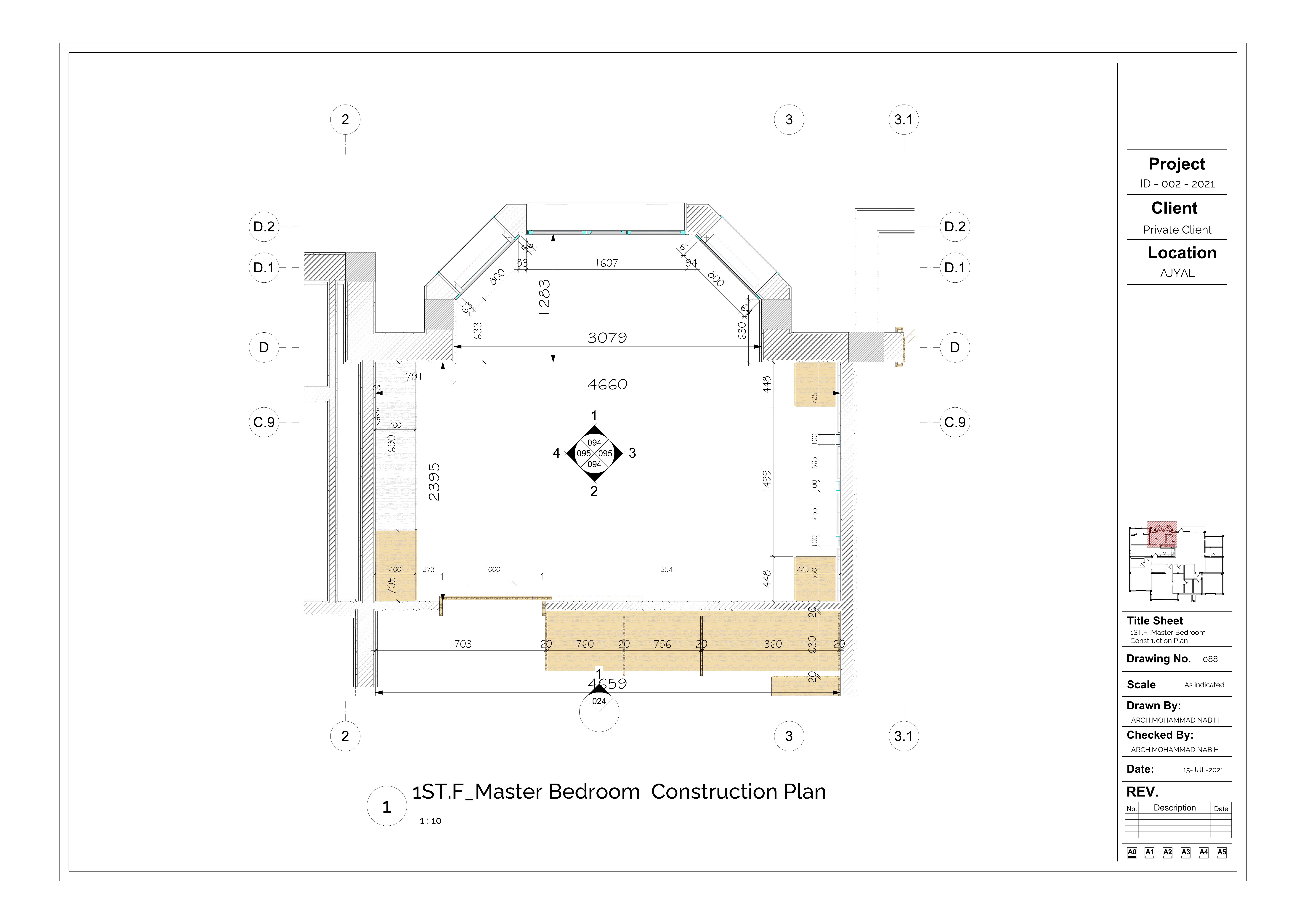 Khalifa Villa-Master Bedroom-3