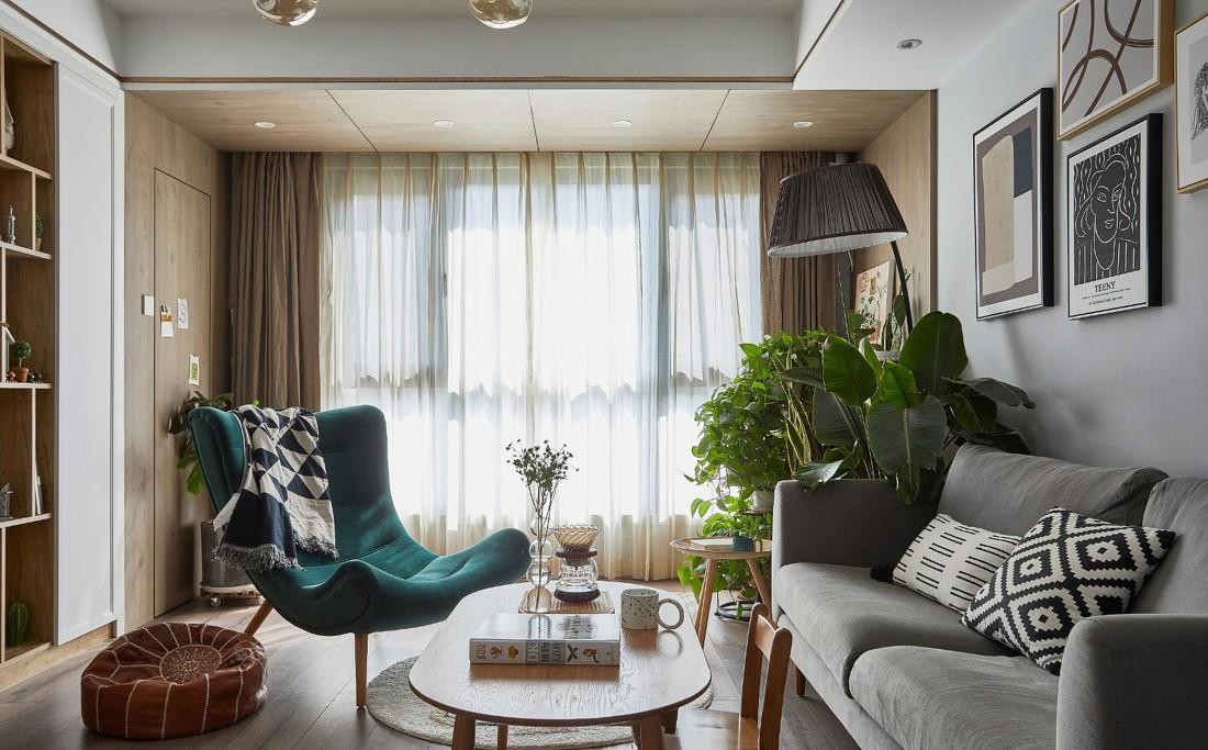 北京通州 90 平米现代轻奢三室一厅,设计巧妙利用空间-14