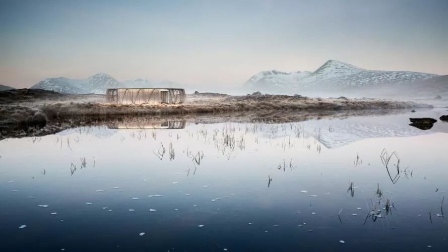 英国乳胶建筑公司设计的环保灯笼住宅-4