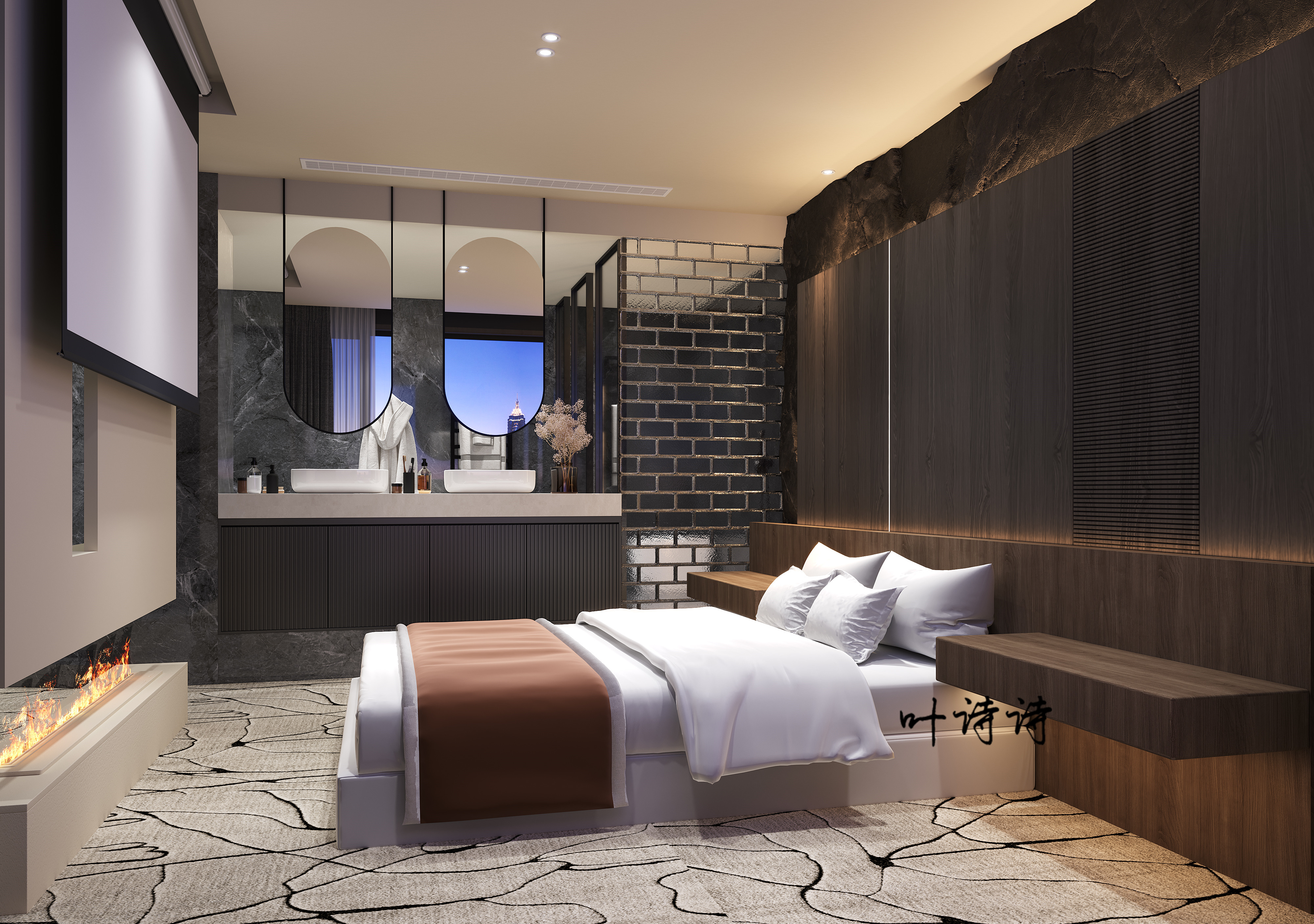 案例分享|轻奢酒店设计-2