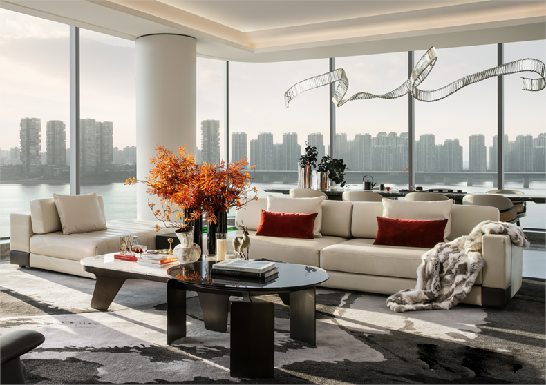 长沙旭辉样板间 | 艺术奔流的无界视野-9