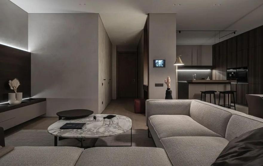 轻奢优雅的 104㎡现代家居丨乌克兰基辅丨Daria Babii-33