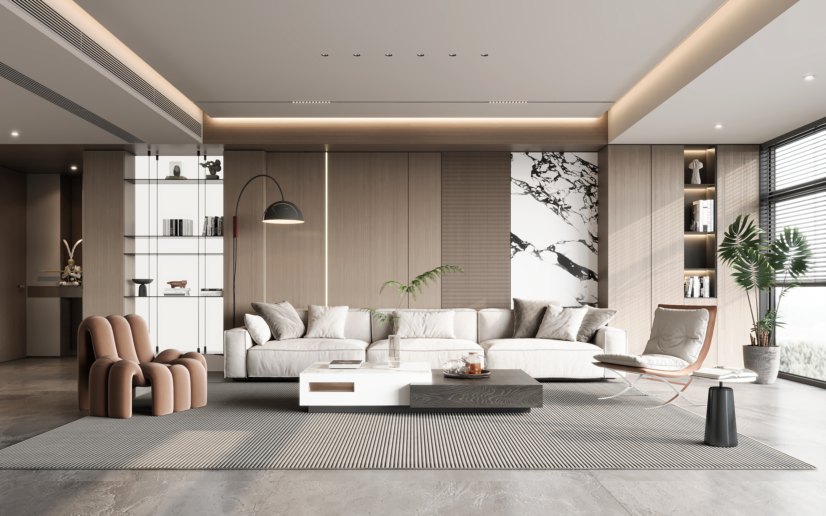 客餐厅及卧室等室内设计-0