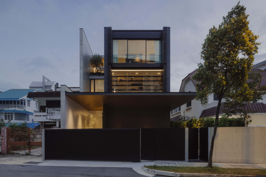 无烟煤屋丨新加坡丨Ming Architects-0