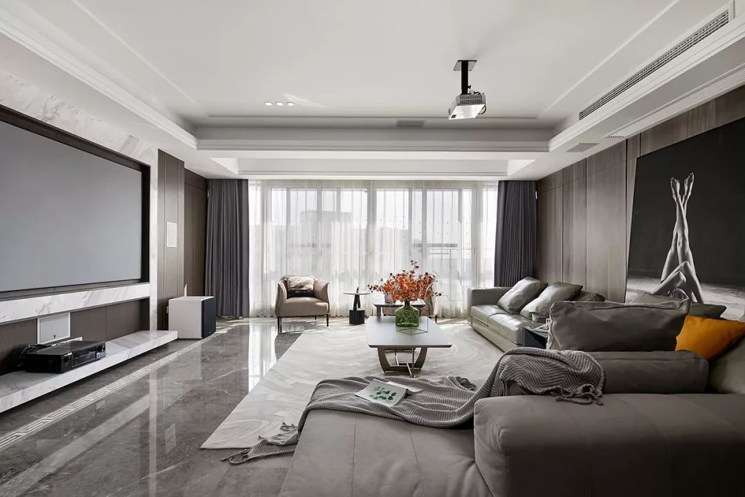 江湾城平层公寓 | 现代简约,一线江景-4