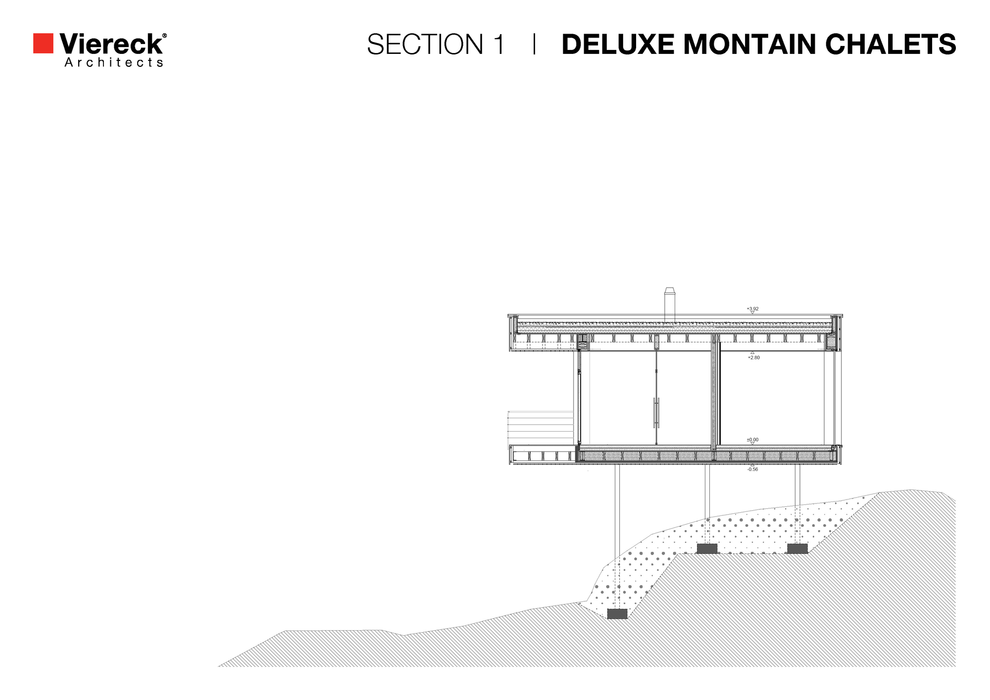 奥地利山景木屋丨Viereck Architects-47