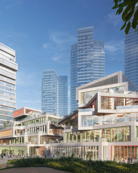 在中国成都麓湖生态城商业综合体设计 丨中国成都丨MVRDV