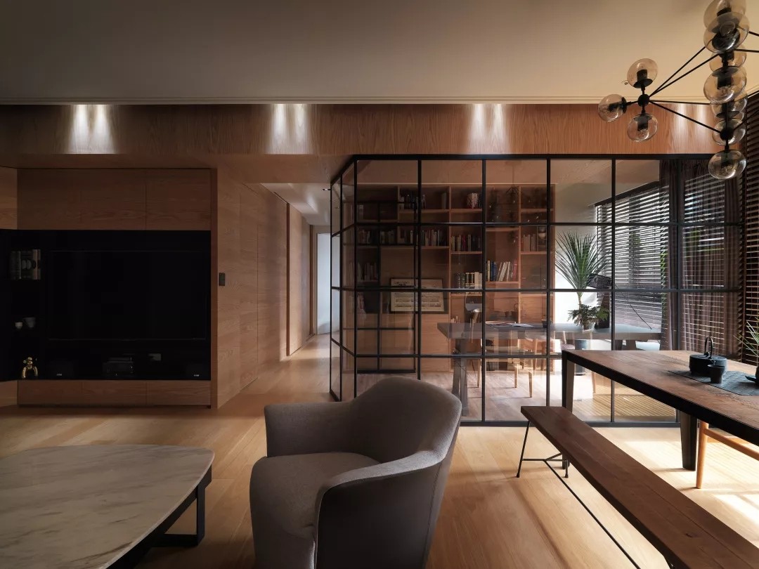 105 平米小户型设计,层次感与功能并重-8