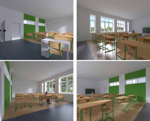 Междуреченская школа 学校设计-18