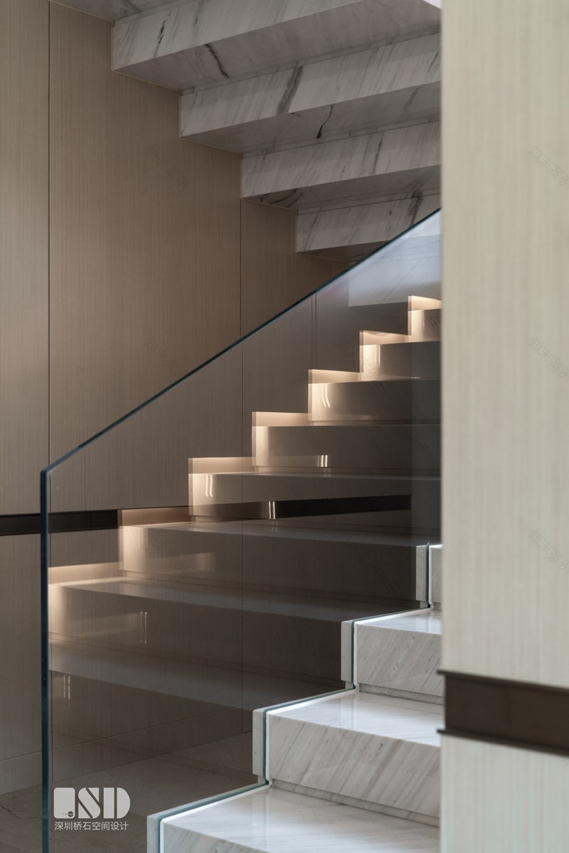 简约轻奢墅丨中国中山丨桥石设计-11