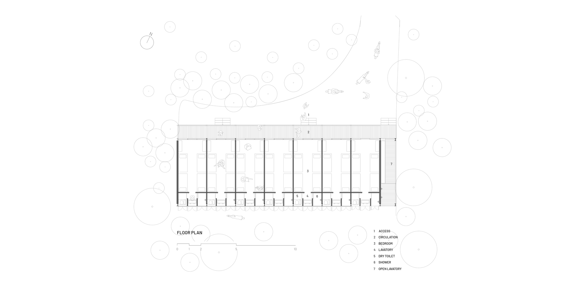 河马农场生物气候宿舍丨越南丨T3 ARCHITECTS-15