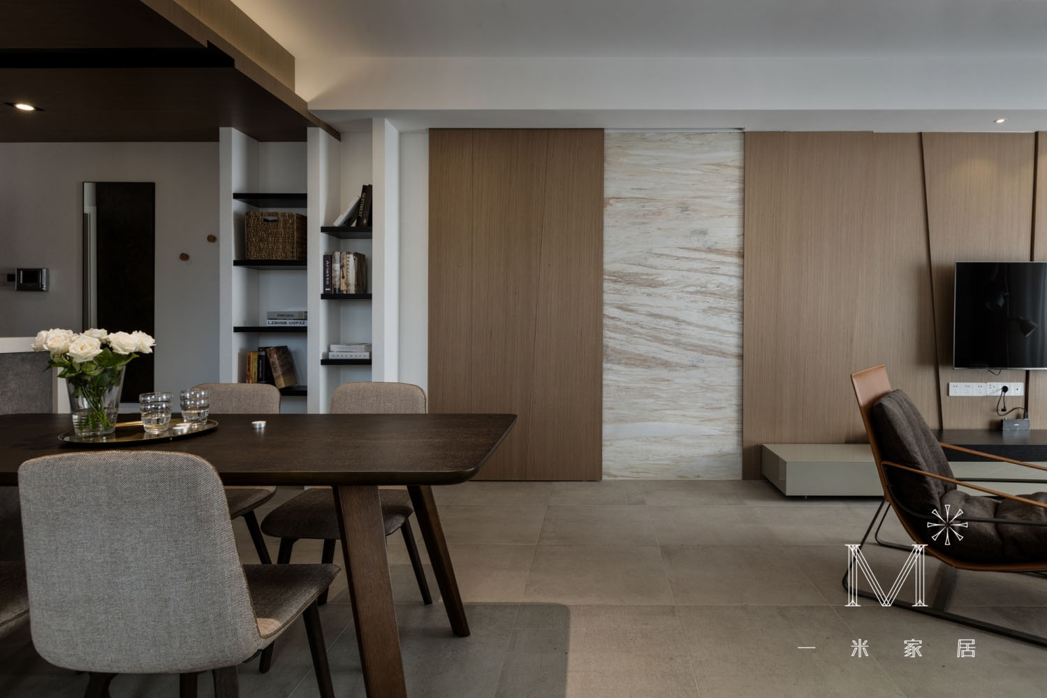【一米家居】 ◣ 年 轮 ◥ 115m2 现代风-31