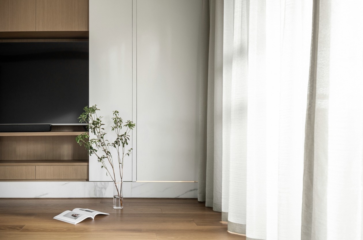 湖畔新城 180㎡精简大平层设计丨中国惠州丨梯云空间设计-5