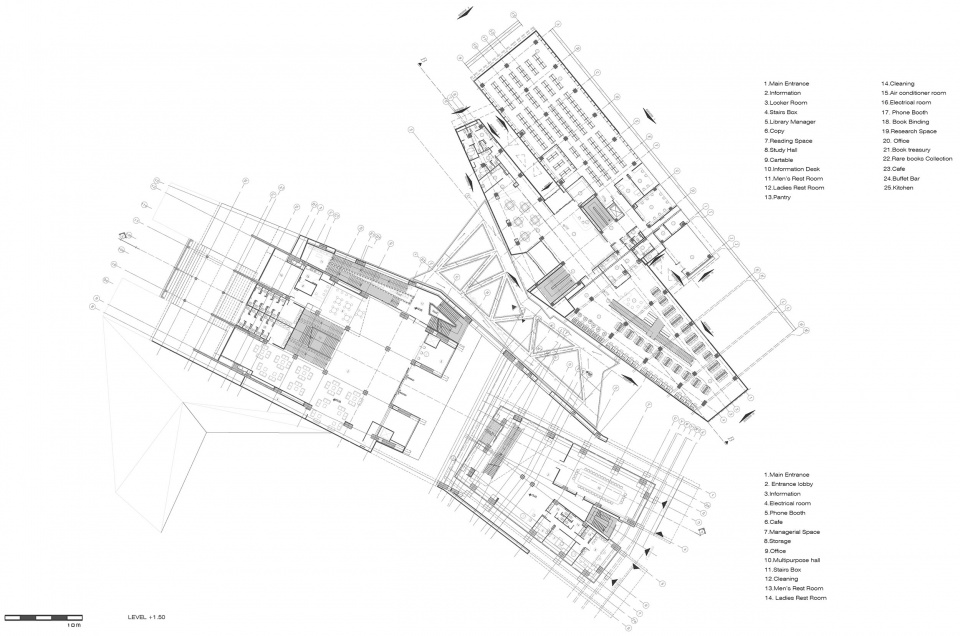 伊朗塞姆南大学礼堂图书馆丨New Wave Architecture-53