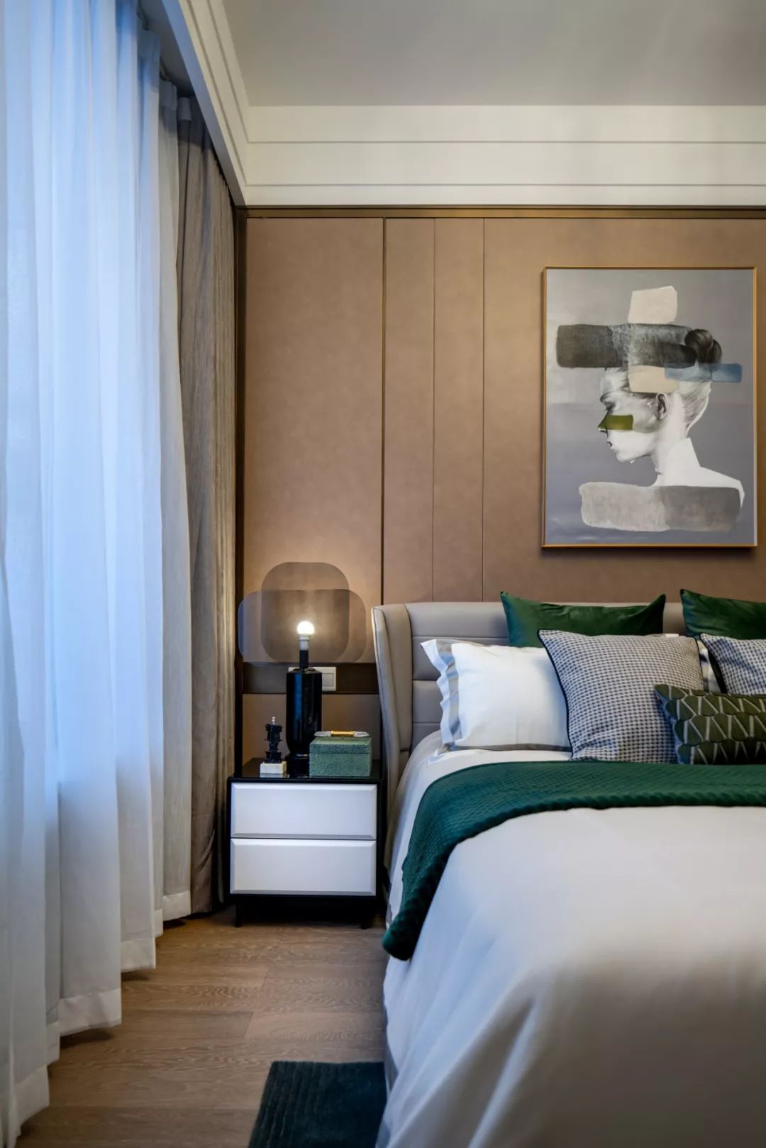 岛城绿如蓝——派尚设计青岛卓越·维港样板房-52