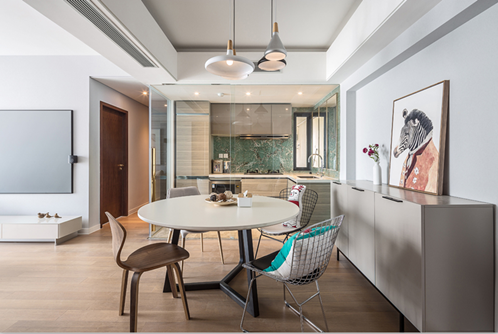 90㎡现代北欧风，粉色梦幻空间-25