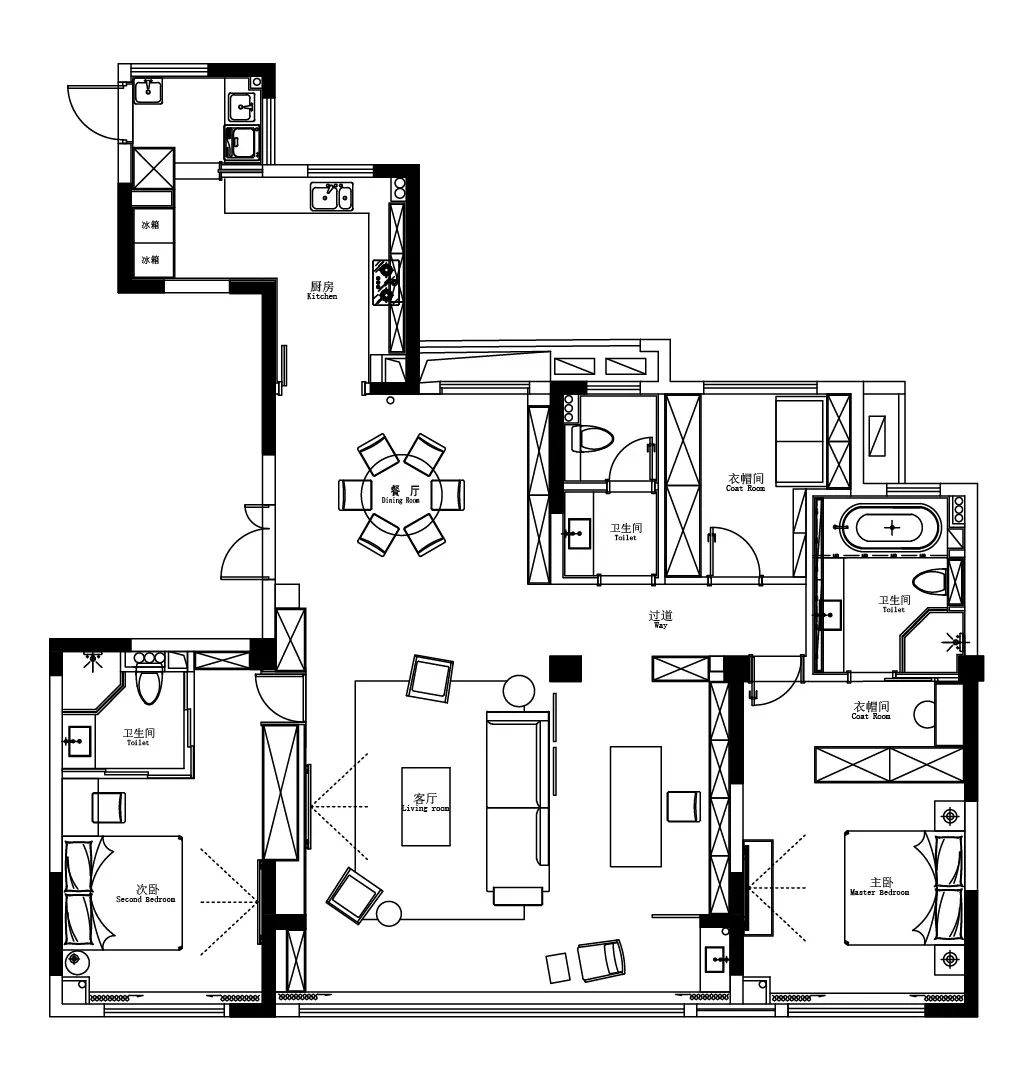 金地湖城大境现代家居设计丨锐图空间设计-43