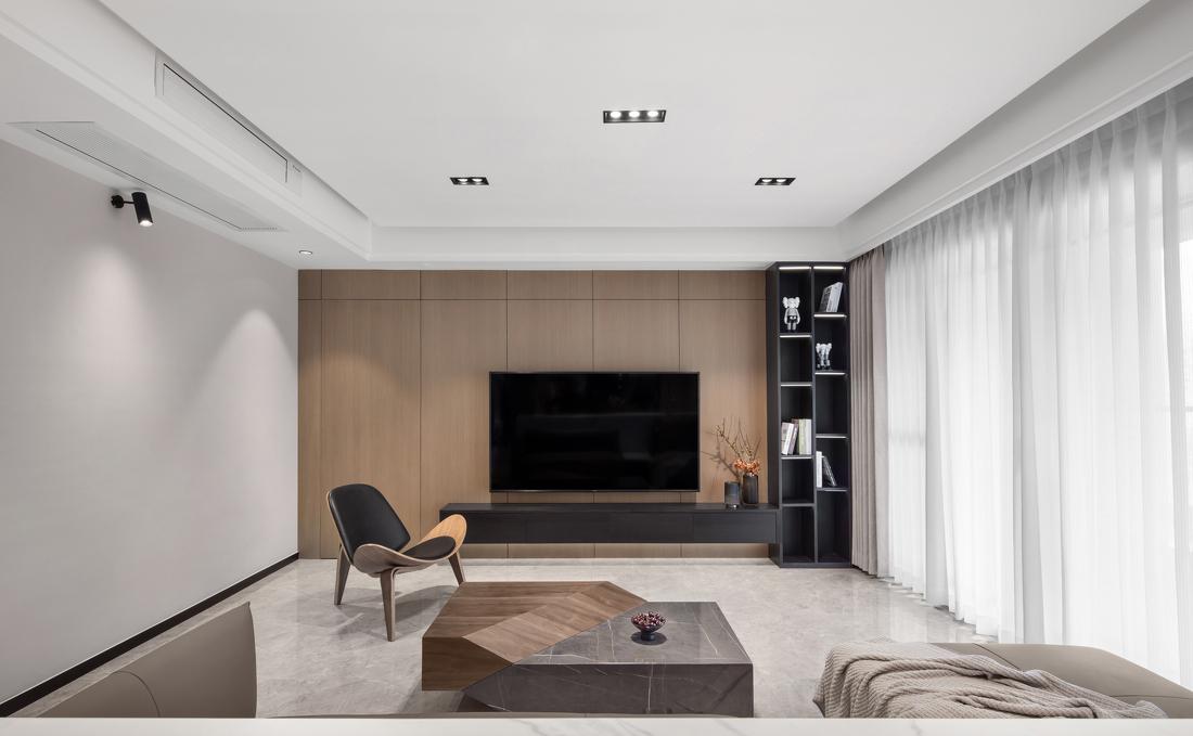 温暖简约空间设计丨六品设计-18