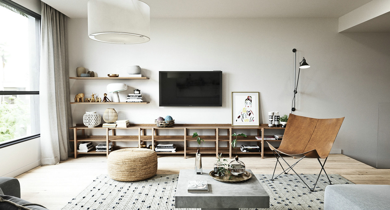 高级灰色系公寓设计-2