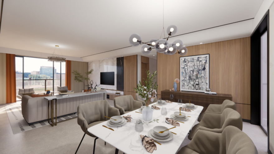 青云阙 188㎡软装设计丨堇尚悦设计-28