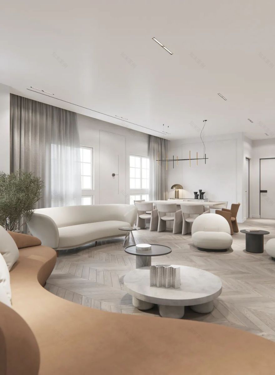 极简流线,构筑空间独特气质-6