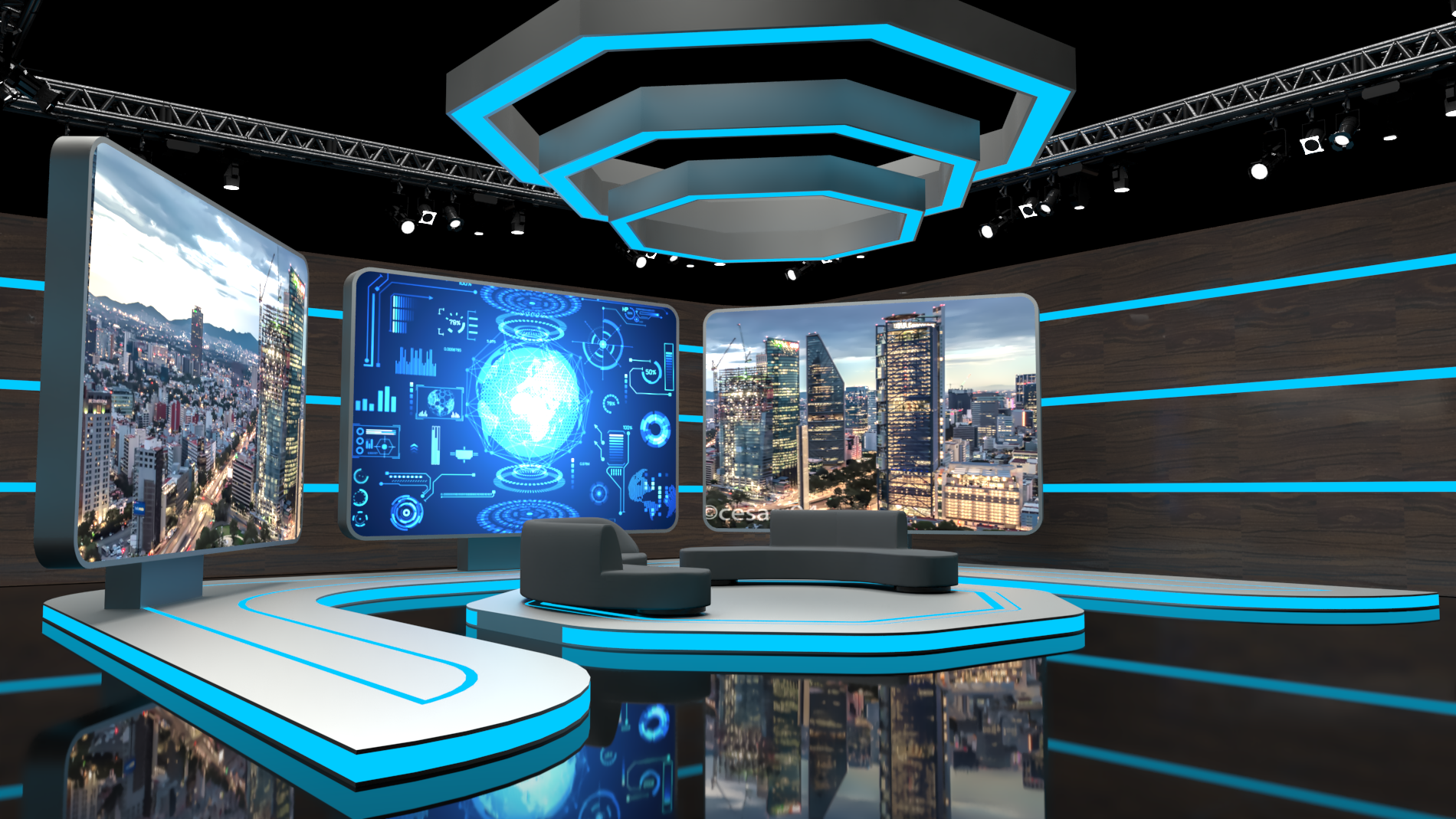 SET DE TELEVISIÓN-1