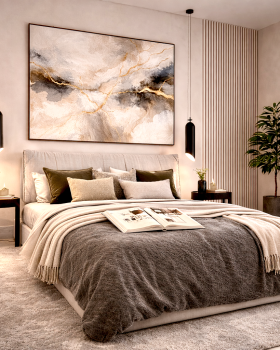 现代极简卧室设计丨Egypt丨Ibrahim Osama