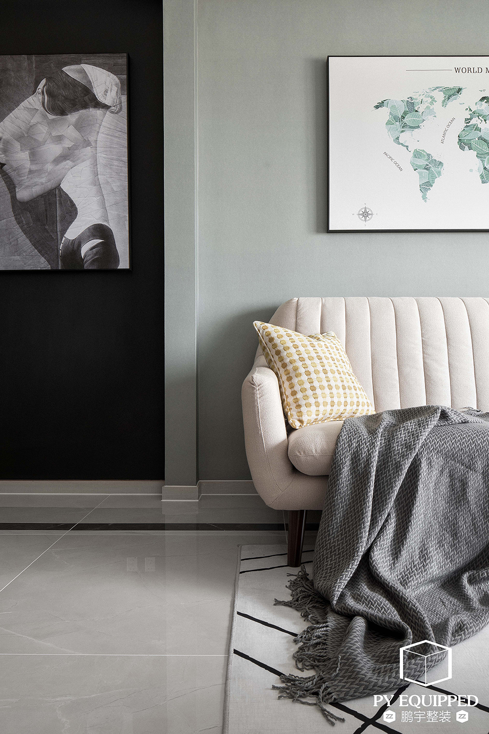 现代轻奢空间 | 鹏宇设计的深邃魅力-3