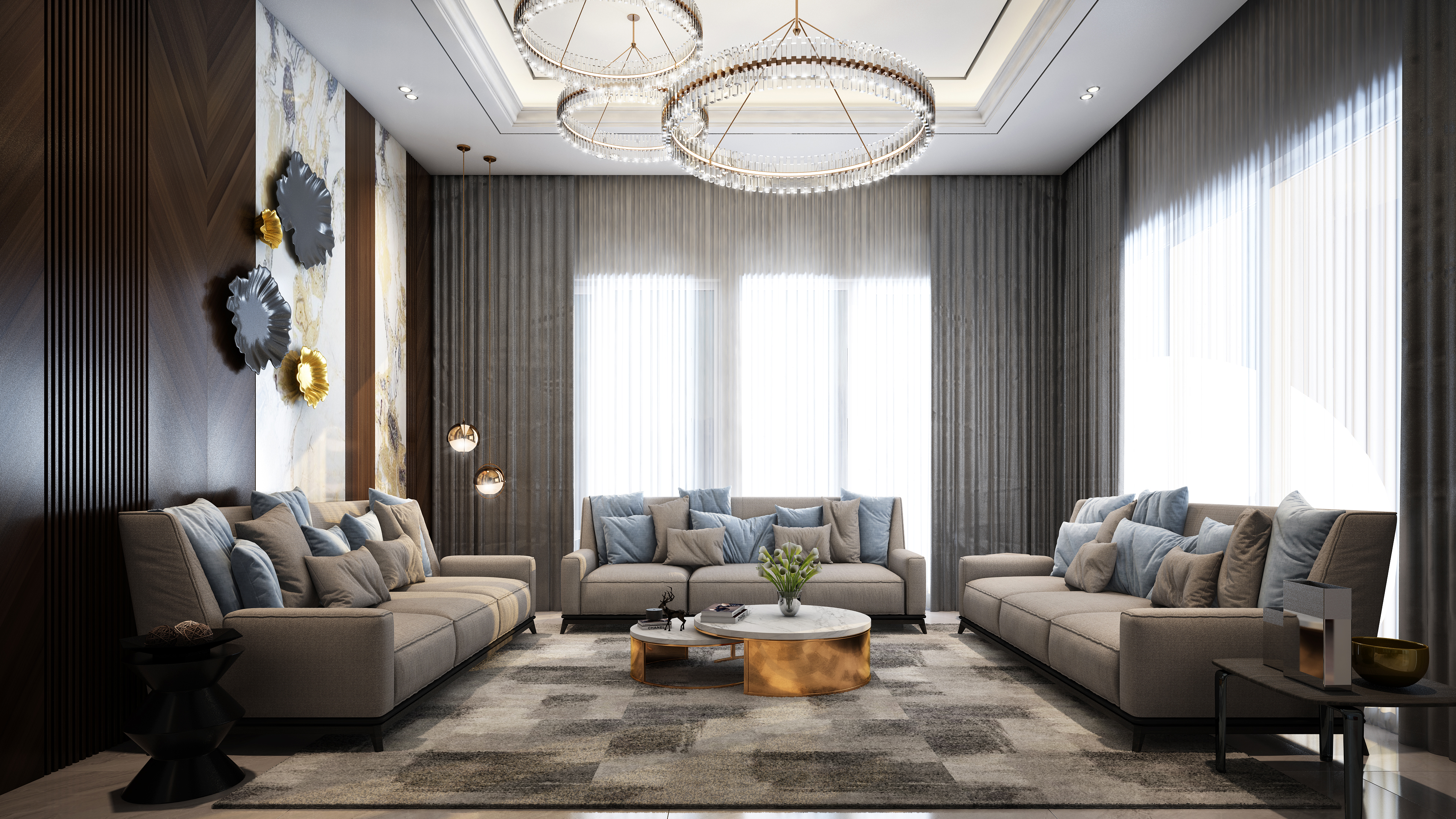 PANTRY,DINING& LIVING 室内设计丨Anish_Visuals-6