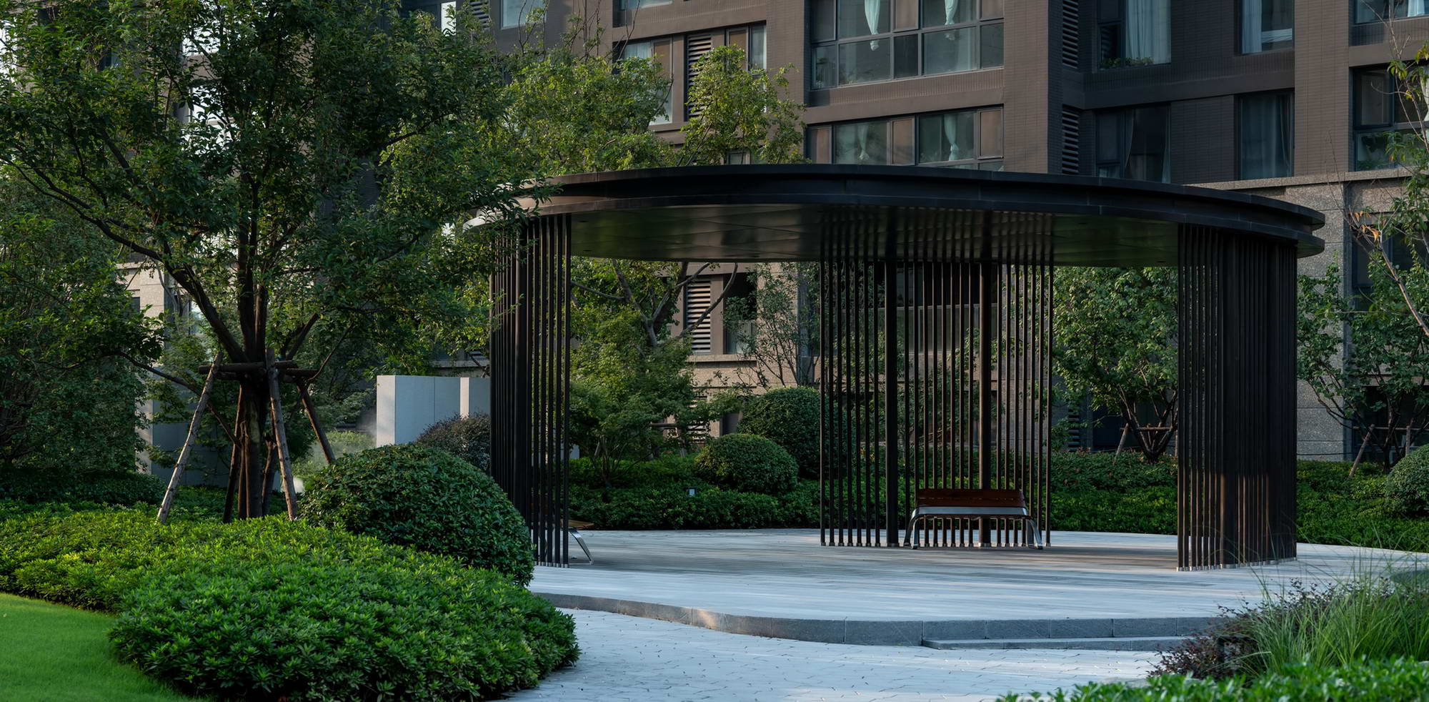 郑州永威城·观澜庭 | 公园社区中的生态景观设计-26