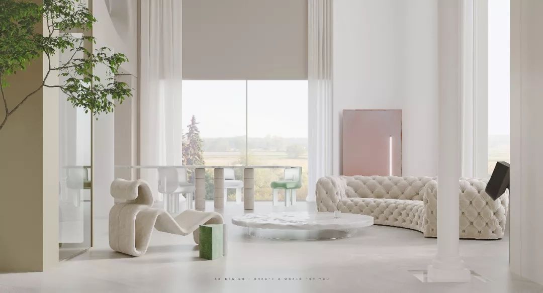 平衡几何与色彩的私宅空间-9