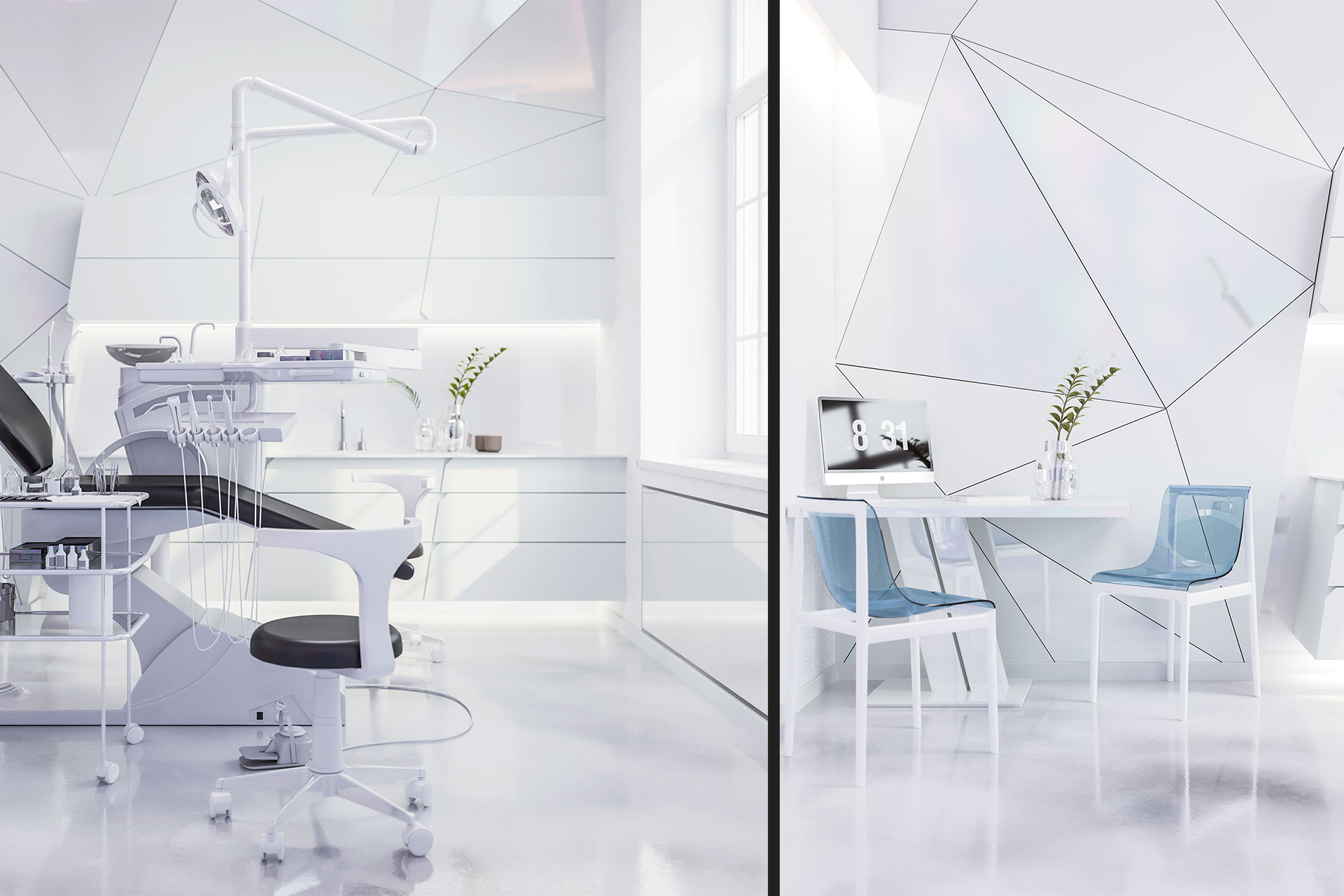 WHITE 牙科诊所室内设计丨捷克丨Nikita Feoktistov 等-8