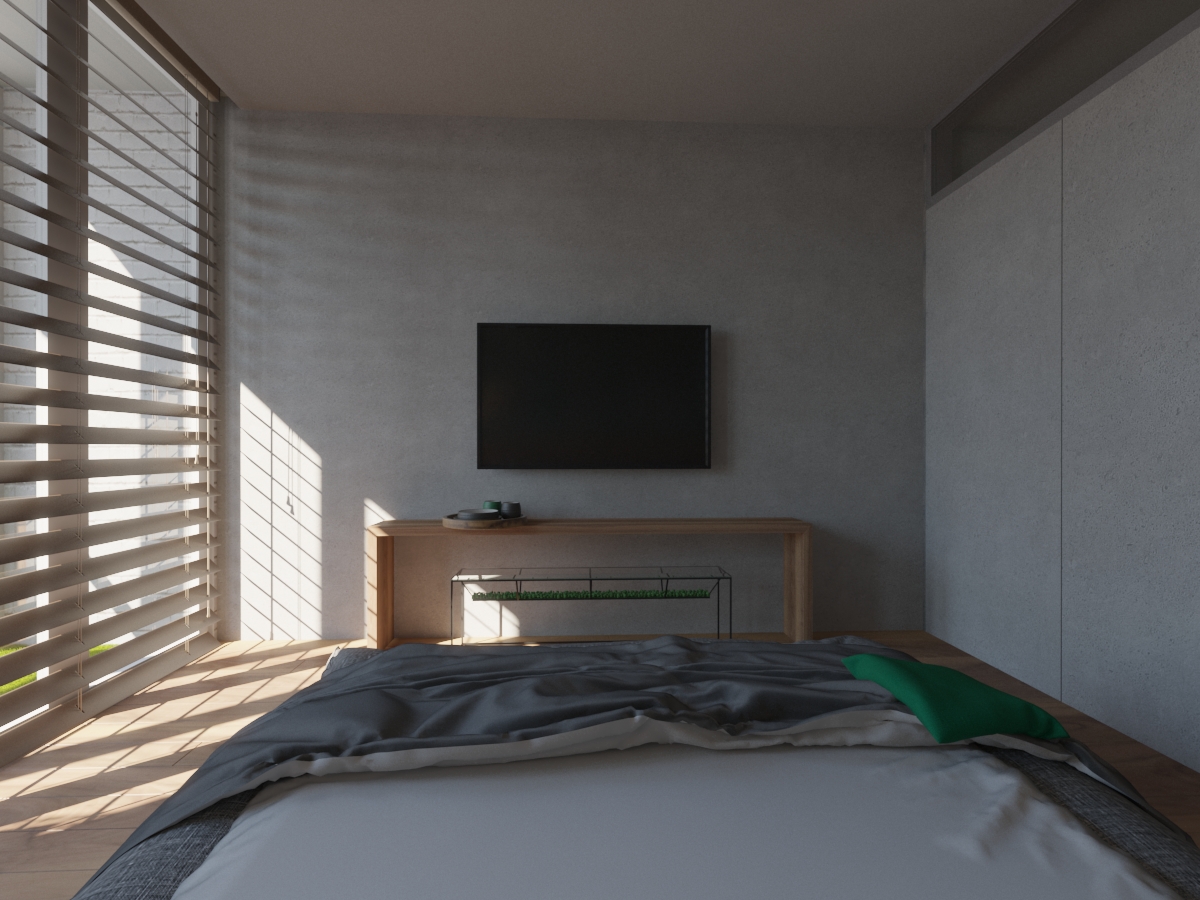 Minimalist design apartment project 65 m2-10