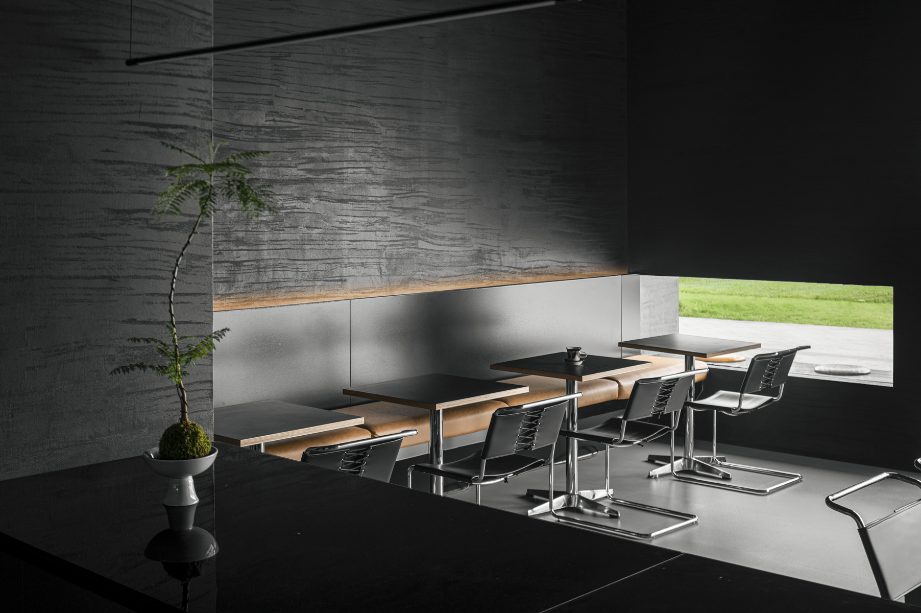 质感咖啡空间设计丨拾素设计-16