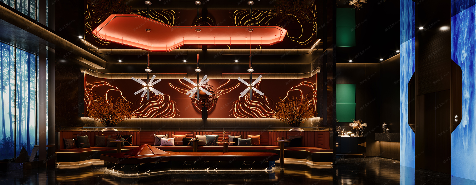 新中式足浴会所一瀚世表现-1