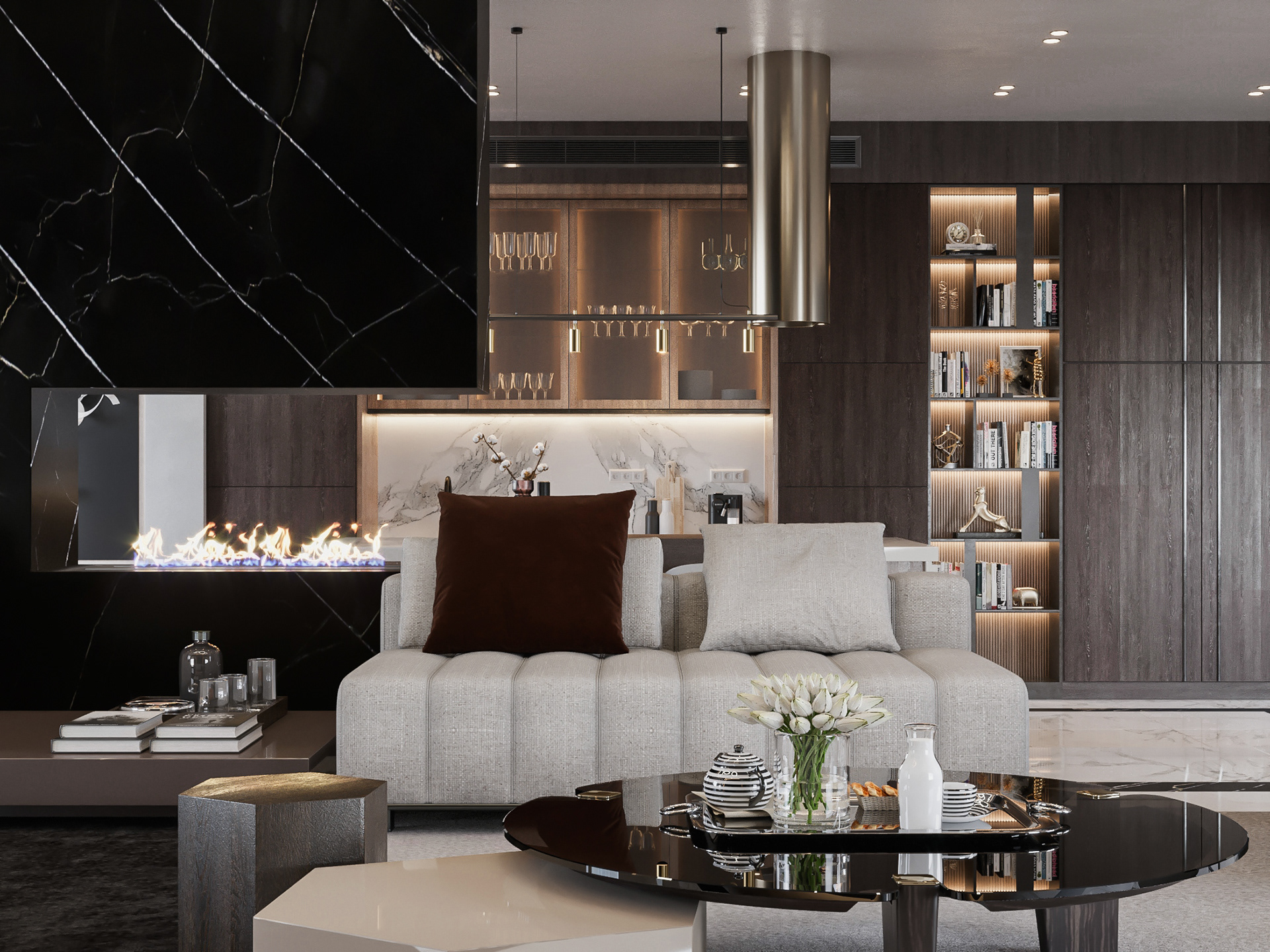 Living Area 100 m²-31