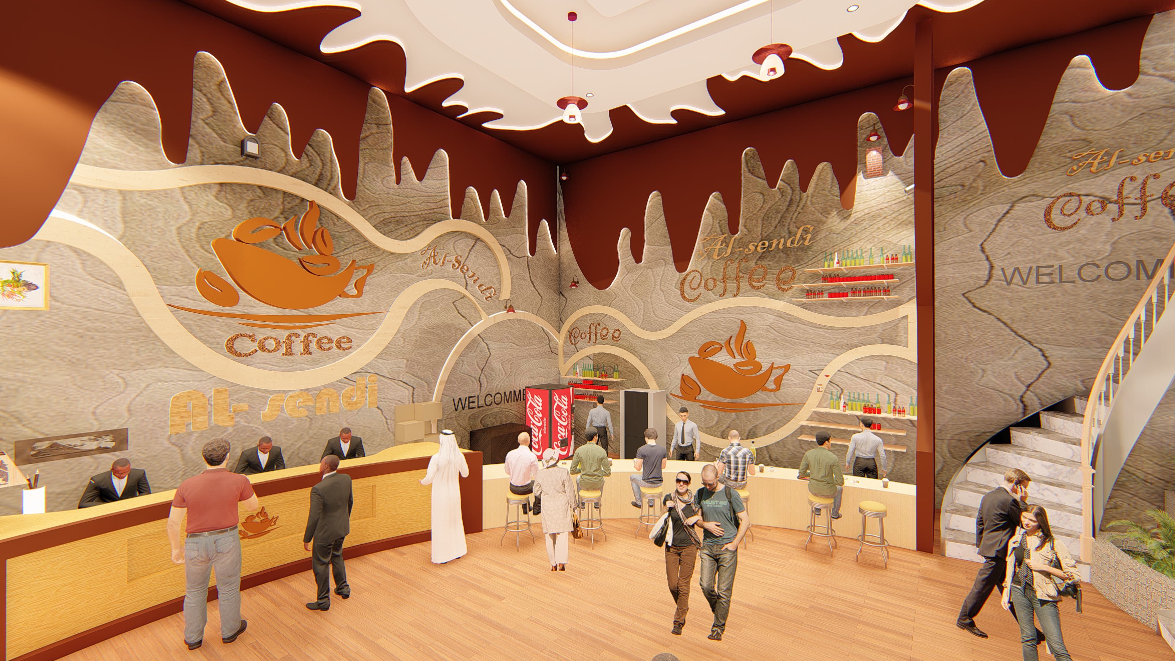 تصميم Coffee shop-9