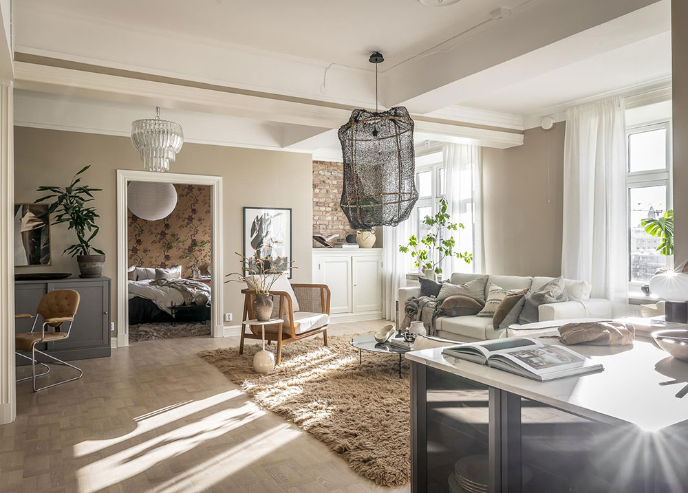 瑞典哥德堡 88 平米公寓 | 光与影的完美结合-19