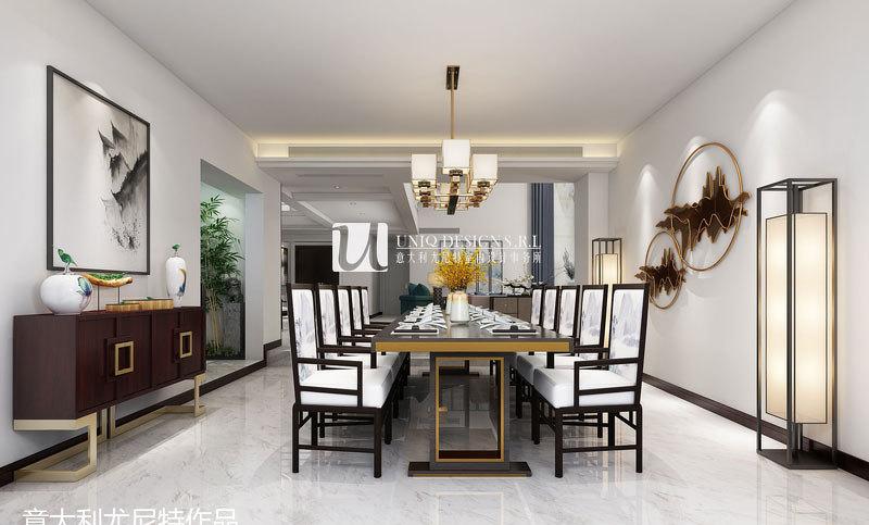 月光流域 500㎡新中式软装,幽然唯美诠释中式韵味-16