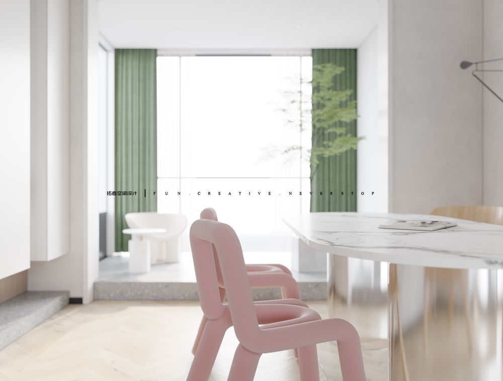 绍兴晓棠品园私宅设计,隐形门、卡座、木质飘窗打造趣味空间-17