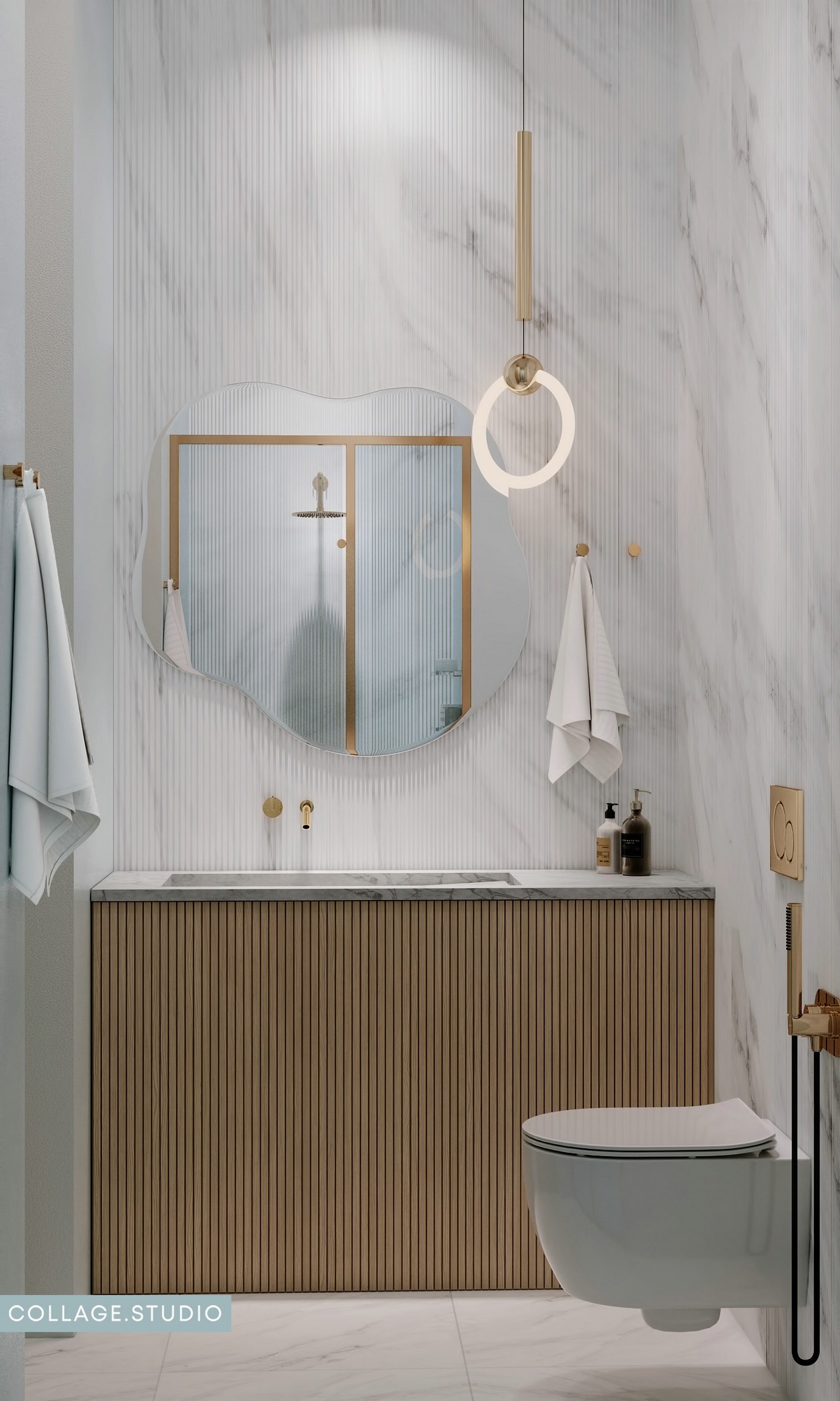 浅蓝色+木质 美的纯粹又自然。-23