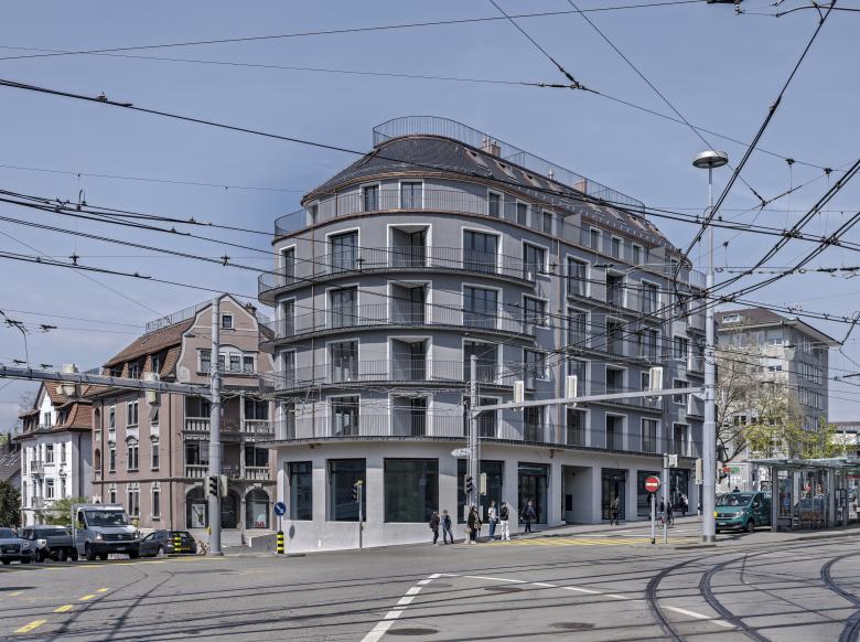 Architekturfotografie René Dürr丨Wohn-und Geschäftshaus Schaffhauserplatz丨瑞士-1
